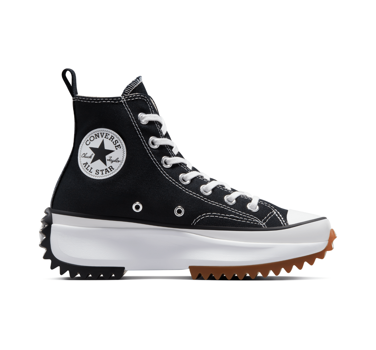Run Hike　24㎝ Star Run BTS・グク着用　コンバース Star 166800C Black/White/Gum Hike 靴