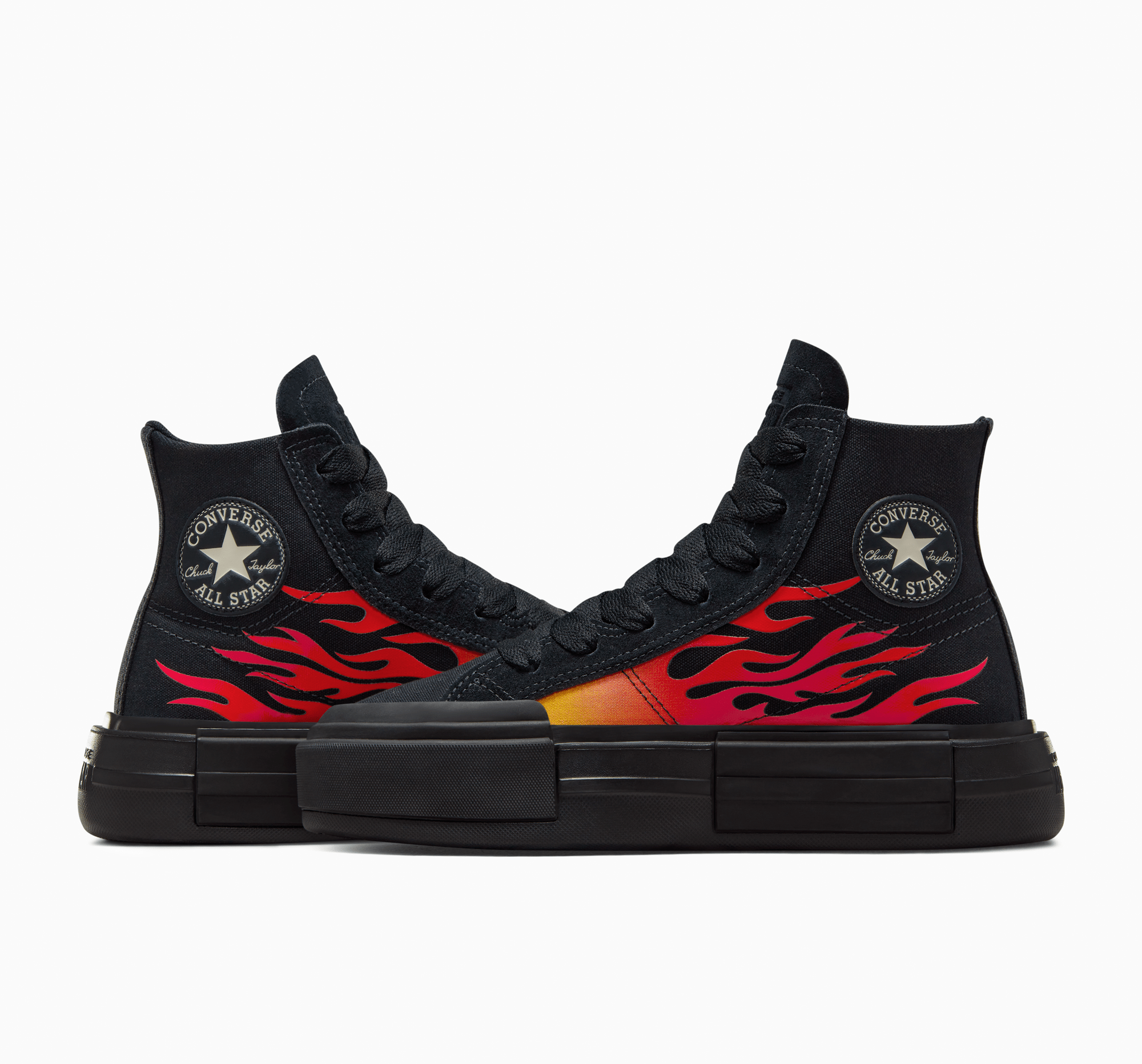 Converse Cruise Flames Black/Enamel Red/Black A07553C