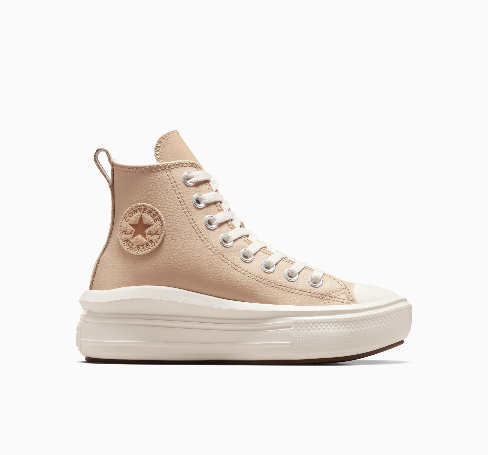 Chuck Taylor All Star Move Leather Beige A09261C