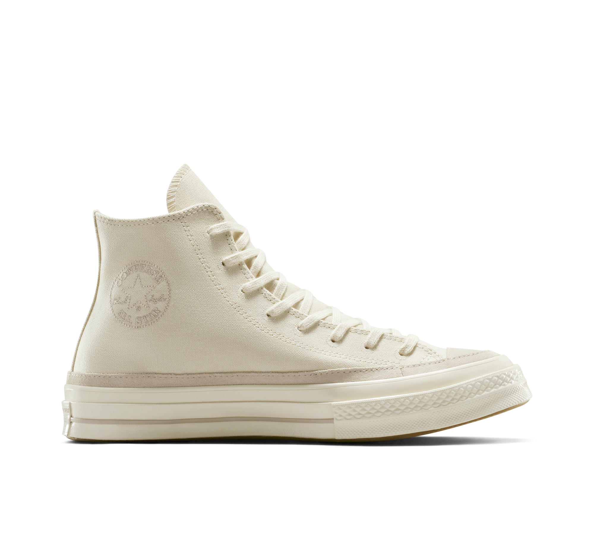 Chuck 70 Canvas & Suede Natural Ivory/Warm Clay A10472C