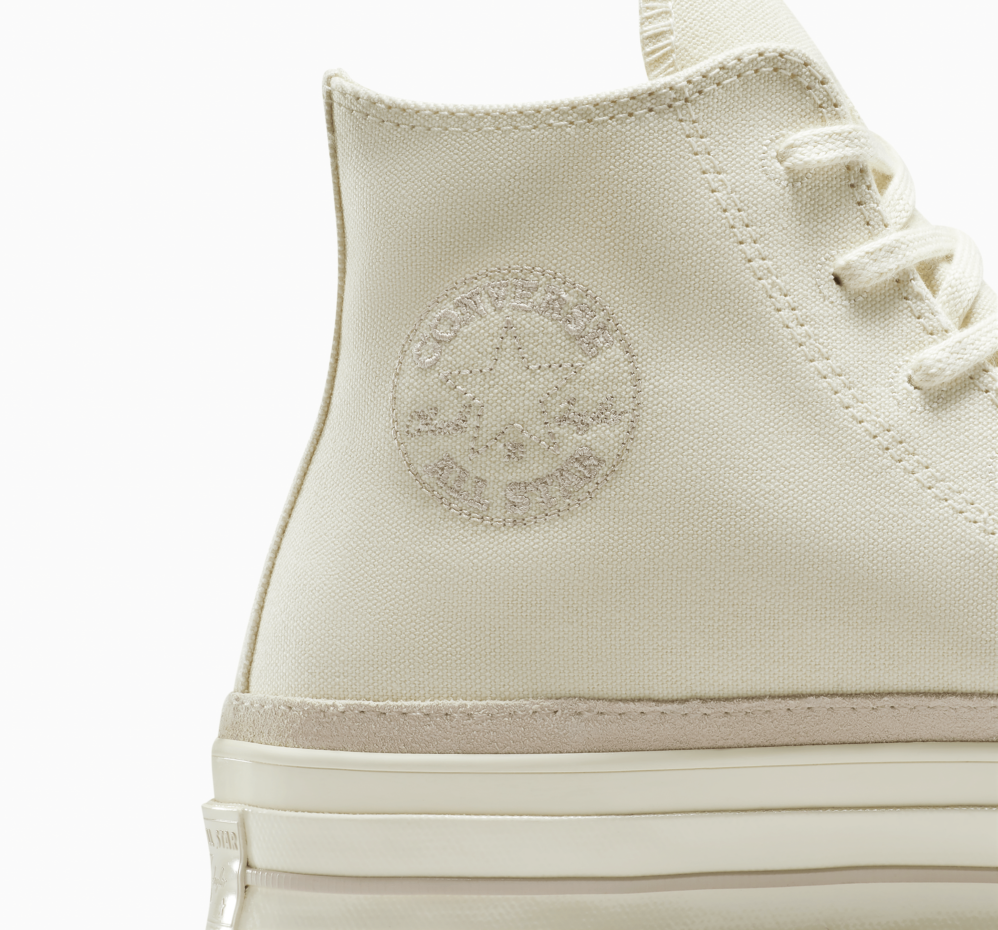 Chuck 70 Canvas & Suede Natural Ivory/Warm Clay A10472C