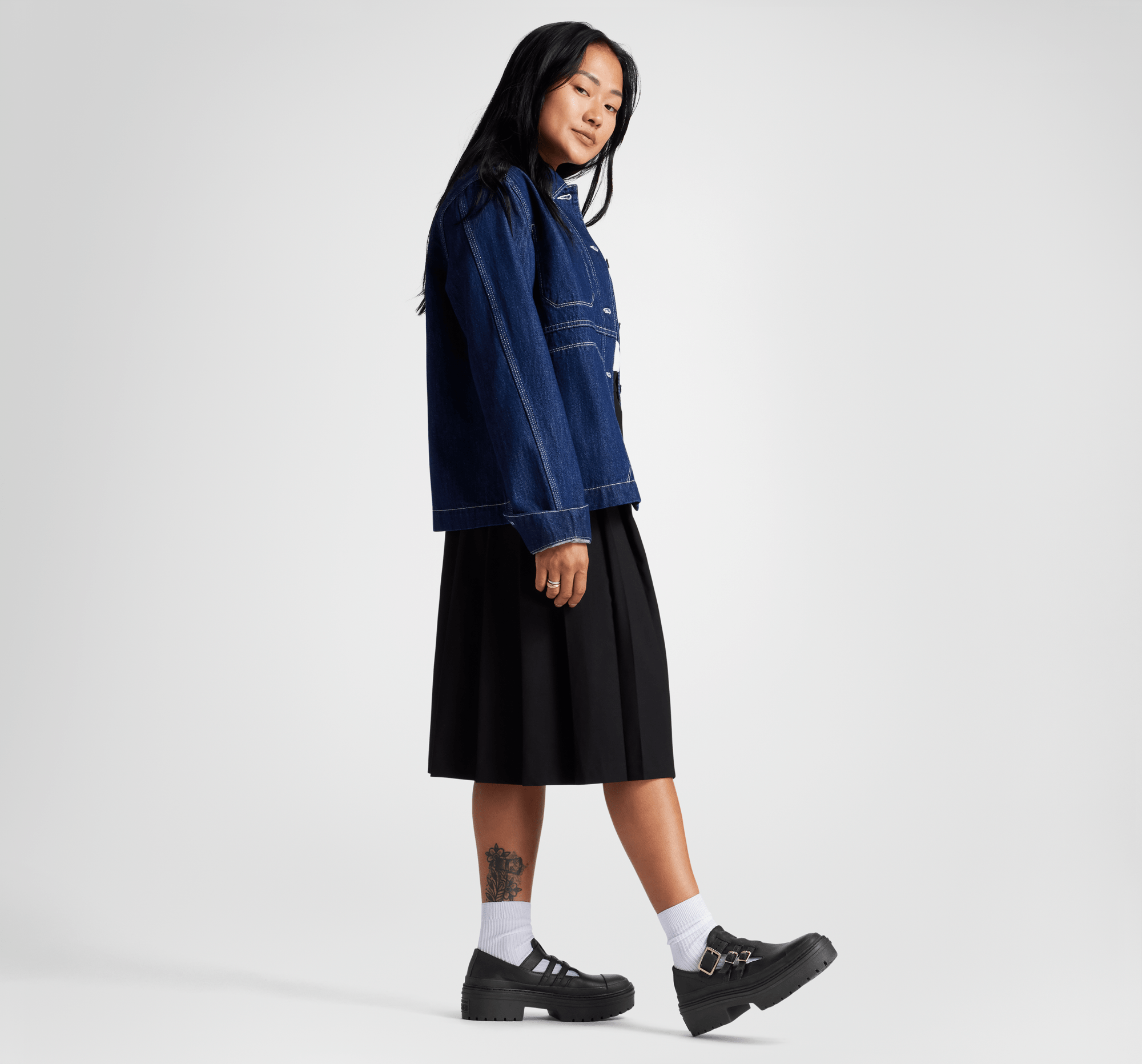 Chuck Taylor All Star Lugged Heel Mary Jane Platform Black/Black