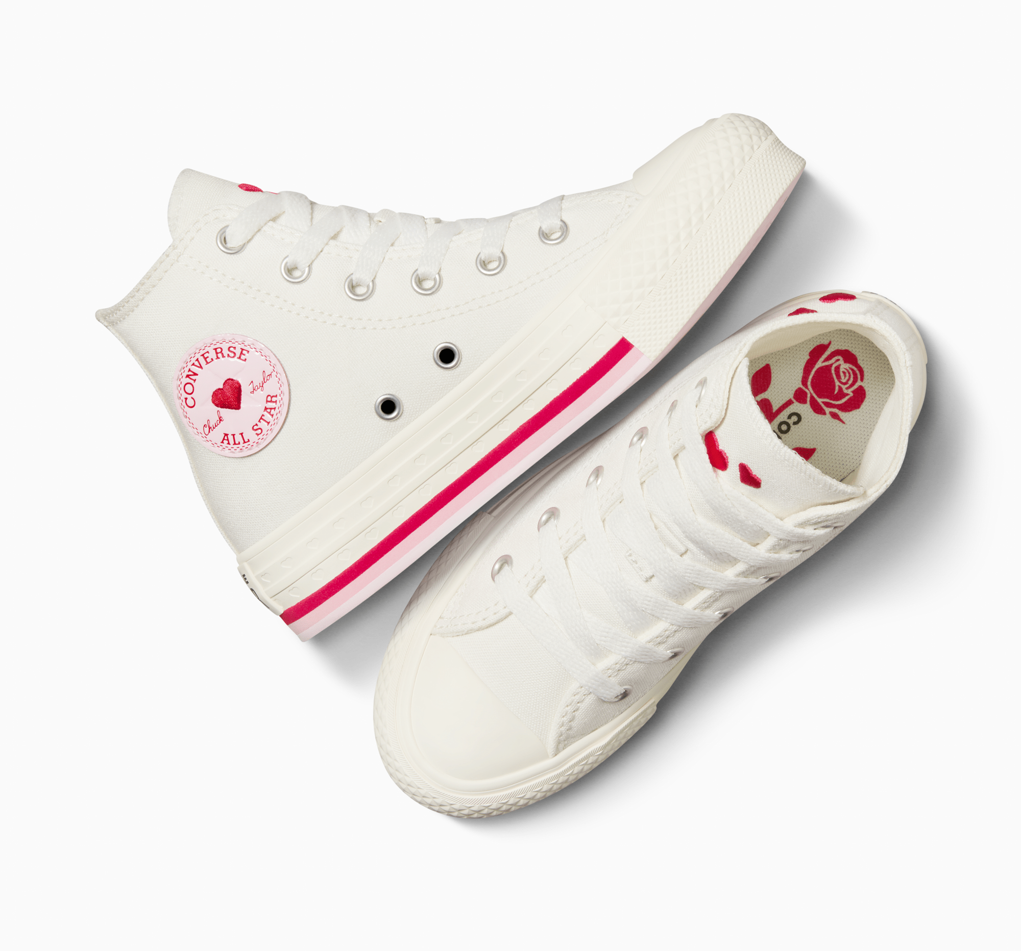 Chuck Taylor All Star Lift Valentine's Day Platform Vintage White