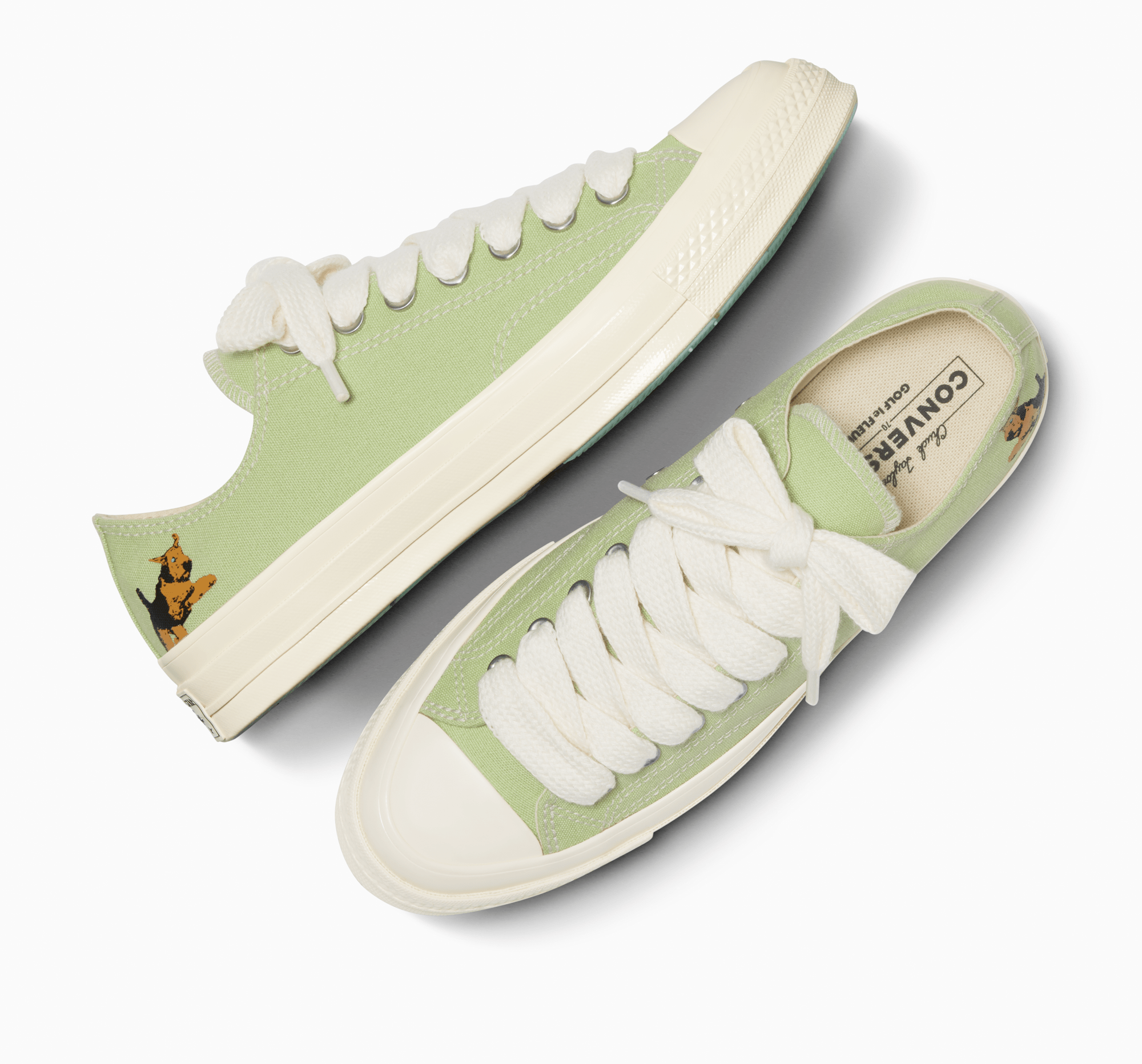 ✨ オリーブM✨ Converse x GOLF le FLEUR* Darryl Chuck 70 Margarita/Multi/Winter