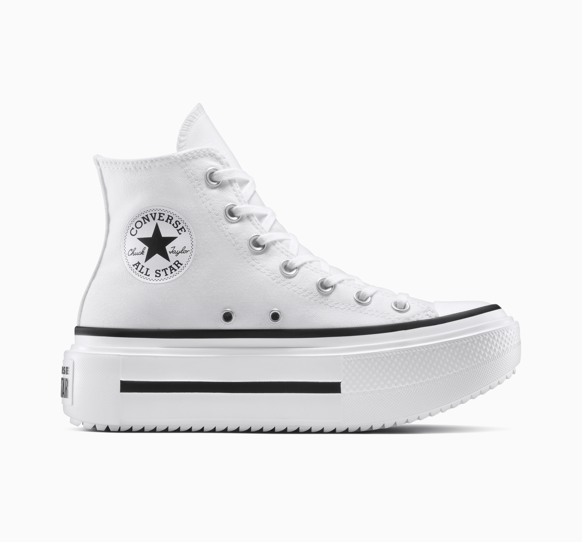 Chuck Taylor All Star Lift Double Stack White/Black/White A12976C Chuck Taylor All Star Lift Double Stack White/Black/White A12976C