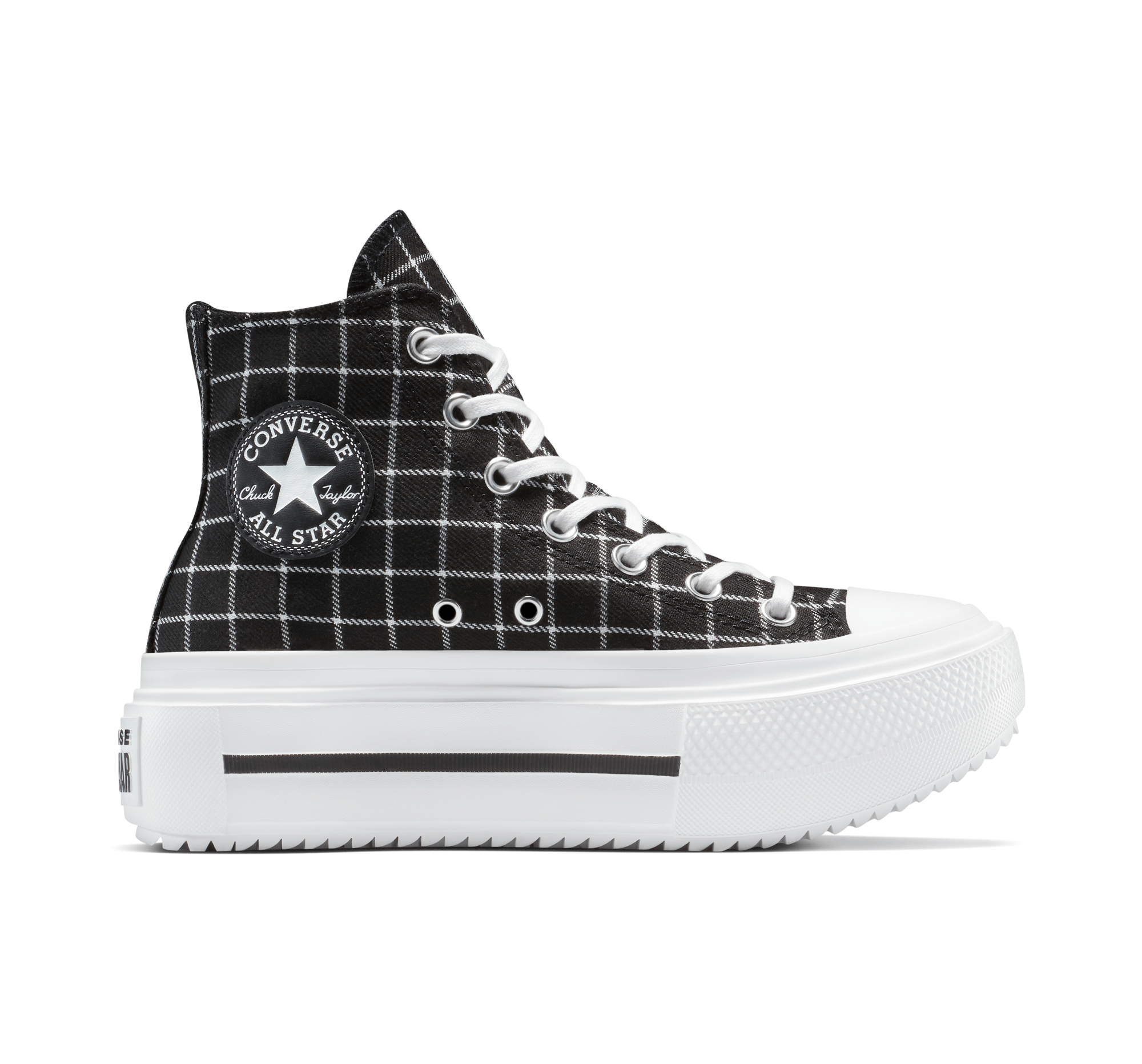 Chuck Taylor All Star Lift Double Stack White/Black/White A12976C
