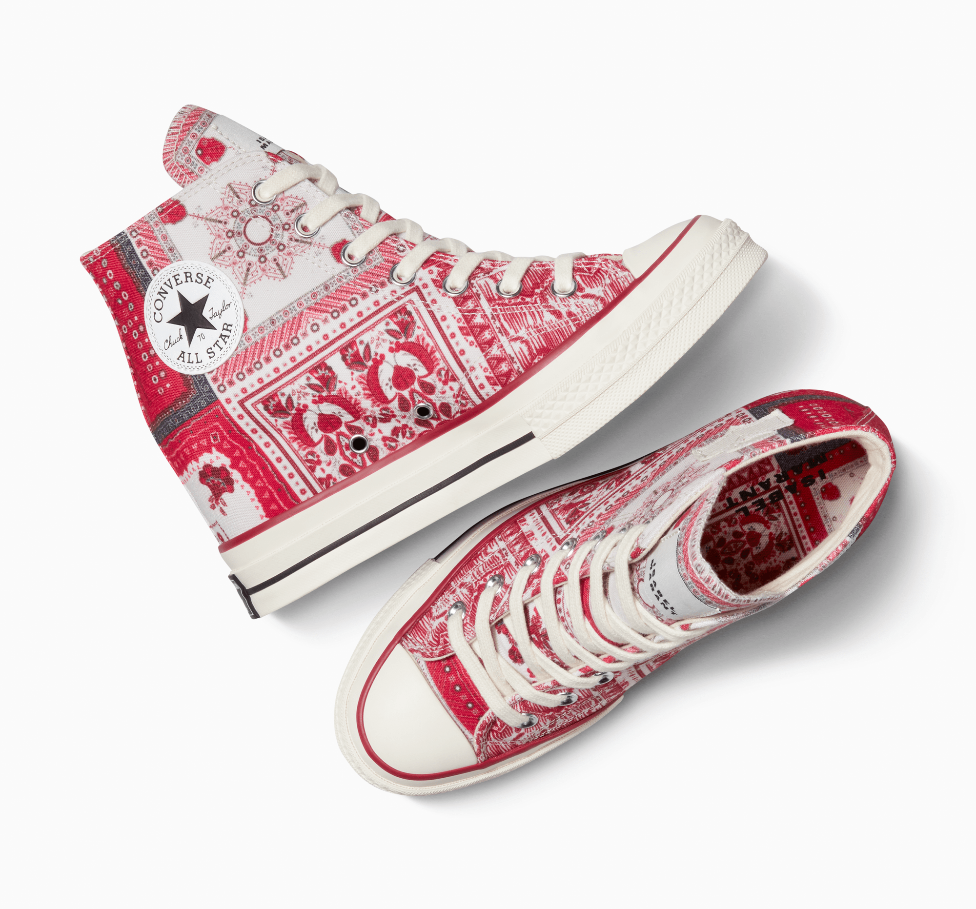 Converse x Isabel Marant Chuck 70 Wedge Vanilla Ice/Red/Blac A14802C