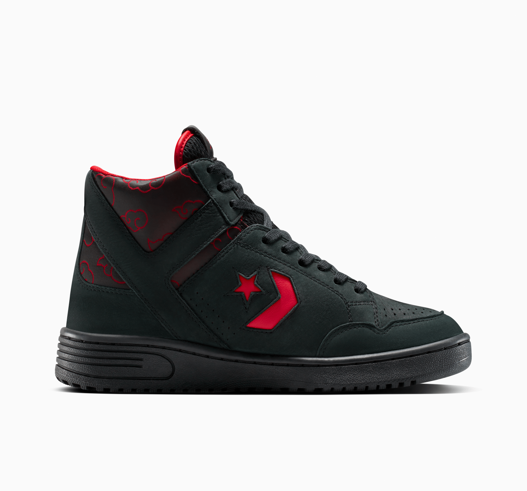 Converse x NARUTO SHIPPUDEN Itachi Weapon Black/Red/Moonbathe A14835C