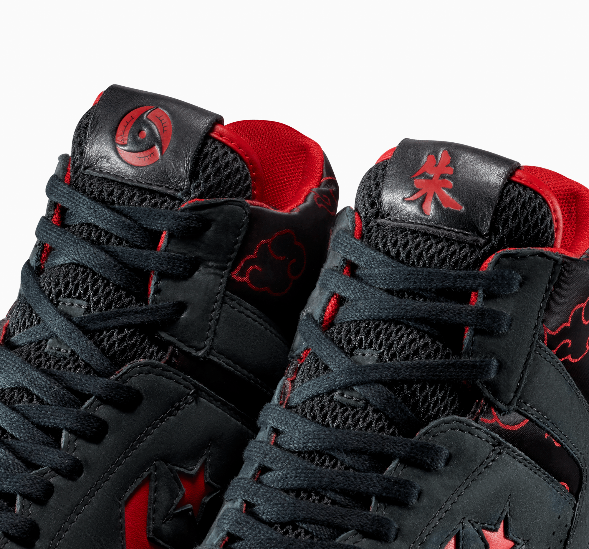 Converse x NARUTO SHIPPUDEN Itachi Weapon Black/Red/Moonbathe A14835C