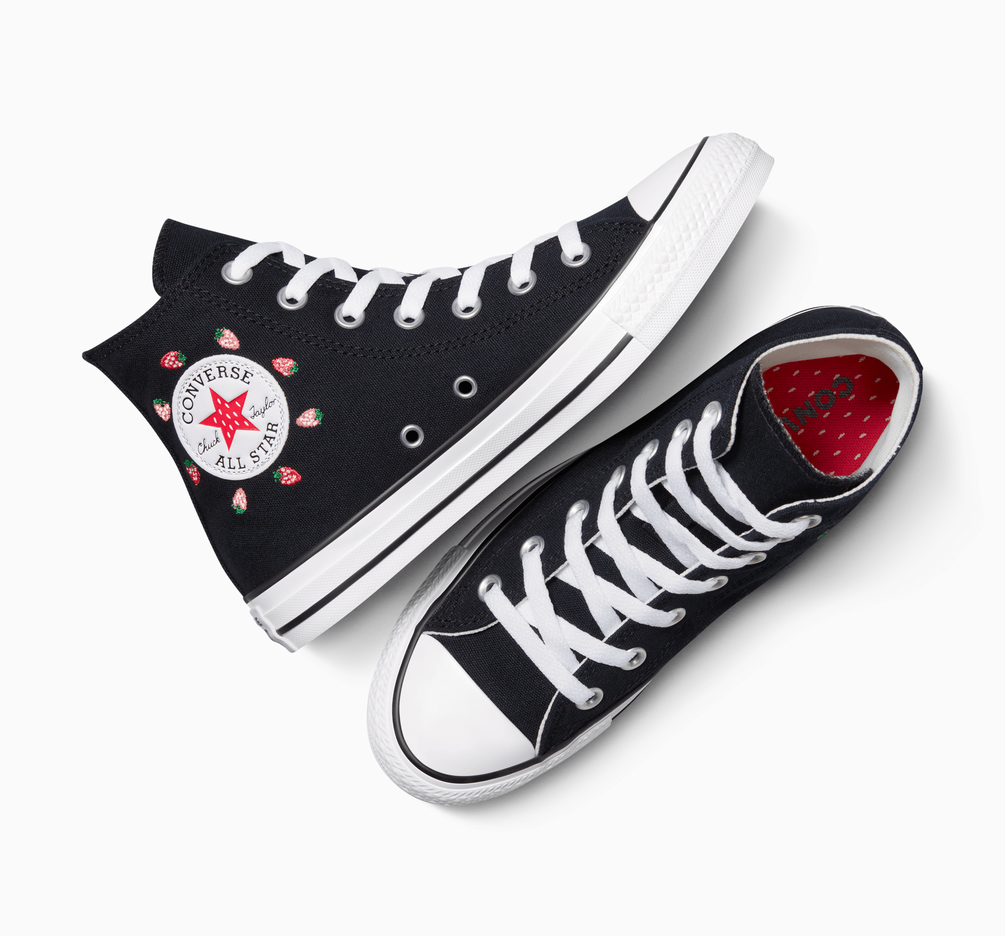 Chuck Taylor All Star Strawberries Black/Soft Red/Green A14932C