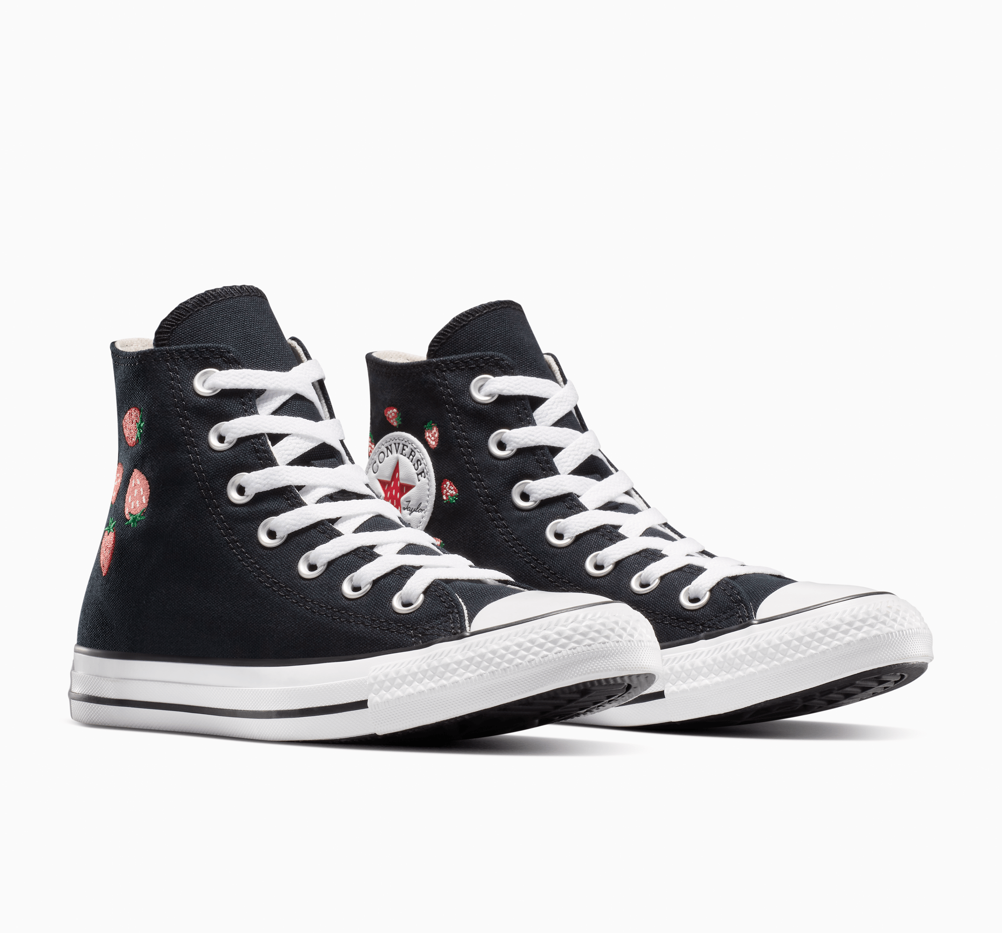 Chuck Taylor All Star Strawberries Black/Soft Red/Green A14932C