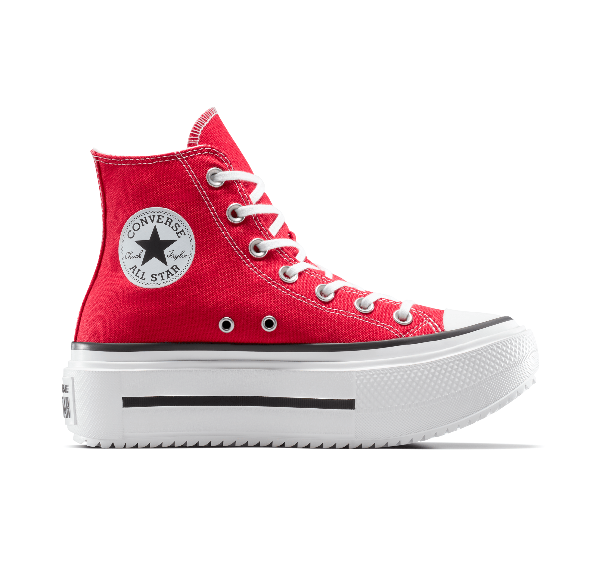 Chuck Taylor All Star Lift Double Stack White/Black/White A12976C